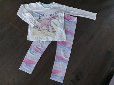 Nadherne duhove pyzamko m&s bez poskodeni 8-11r., marks & spencer,140