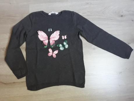 Dievčenský sveter m, h&m,134