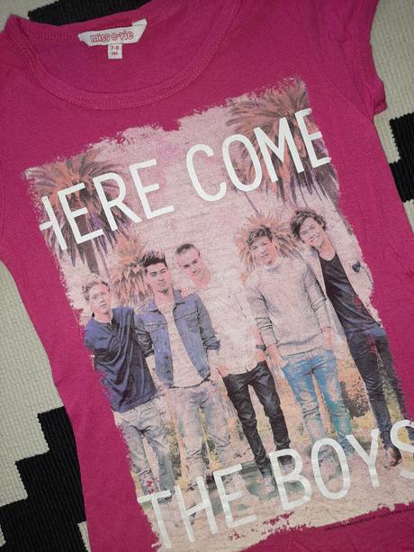 Perfektné štýlové tričko here comes the boys 7-8r., 128