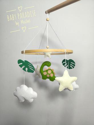 Kolotoč nad postieľku dinosaurus, 