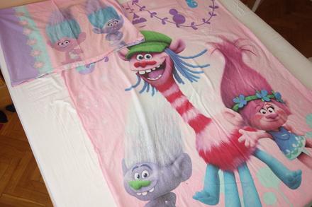 2 ks obliečky trollovia, šírka (cm): 140,dĺžka (cm): 200