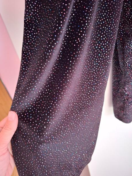 Lesklý velurovy overal zara, zara,128