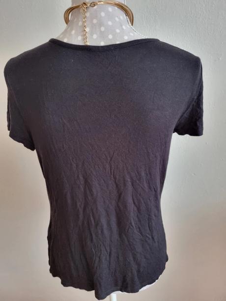 Čierny vyšívaný top  orsay veľ. s, orsay,s