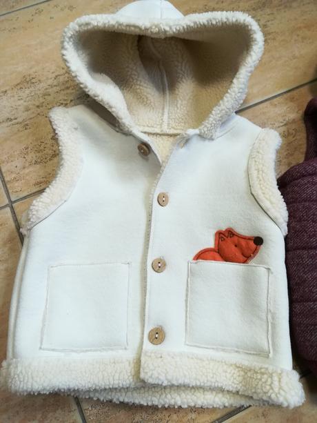 Zateplená vestička, f&f,80