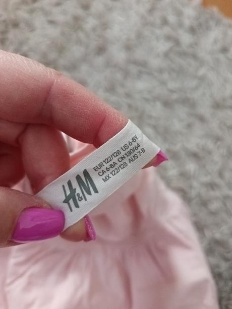 Šaty s mačiatkami, h&m,128