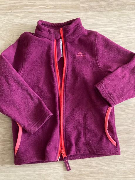 Dievčenská športová mikina, quechua,98