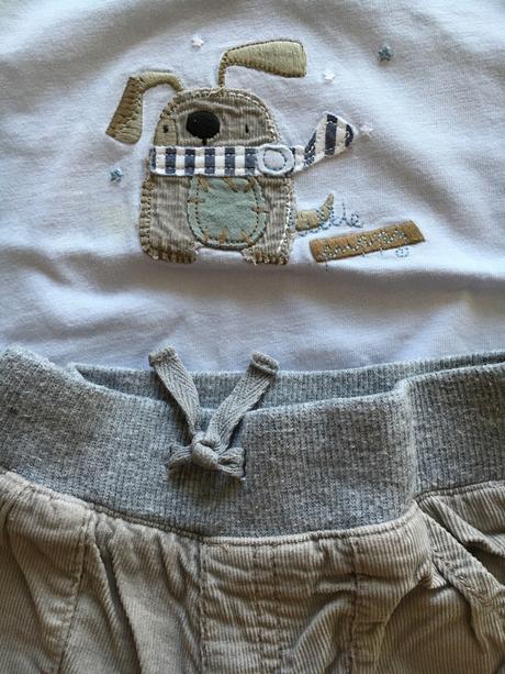 Set - menšestrové nohavice s tričkom, next,62