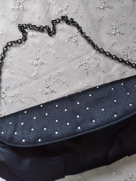 Čierna spoločenská kabelka,