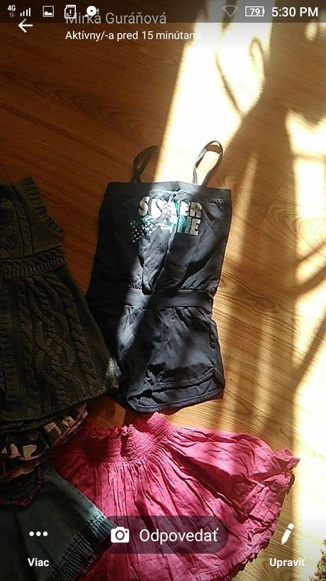 Balík detské oblečenie, 122–134