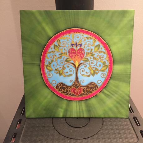 Strom zivota malovane na hodvab, 