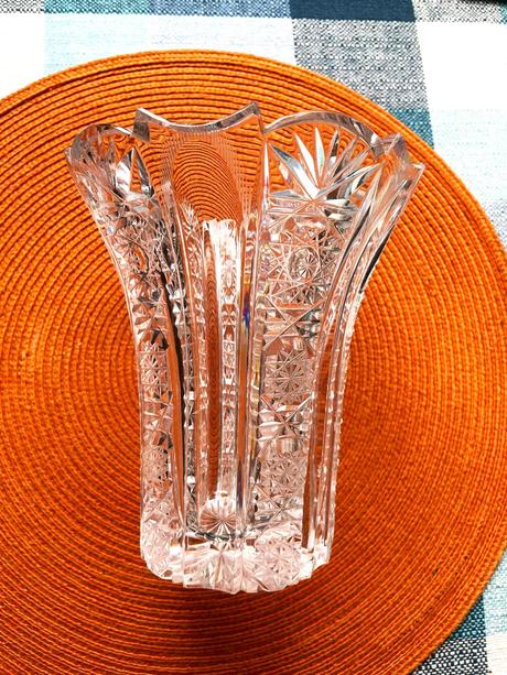 Kryštálová váza bohemia crystal,
