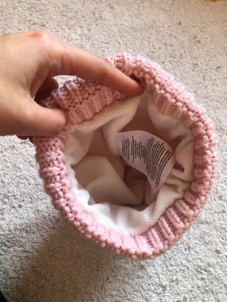 Ružová zateplená čiapka s jednorožcom, 1 - 2 roky, 98