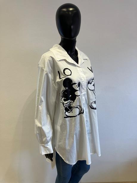 Dámska košeľa mickey a minnie (uni), l / m / xl