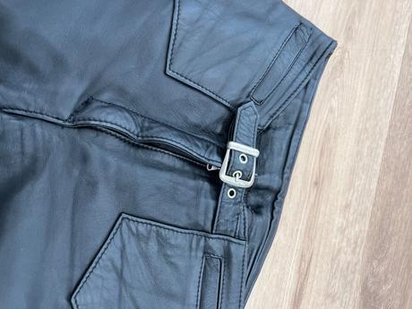 Dámske kožené nohavice, s