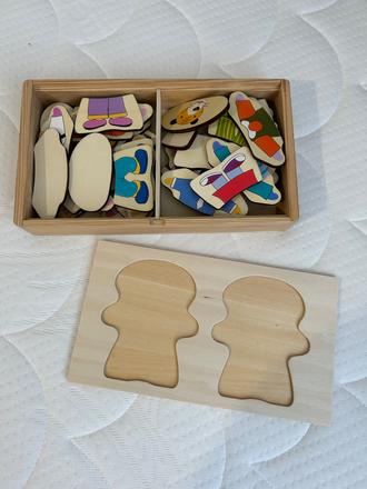 Playtive drevena hracka/skladacka, 