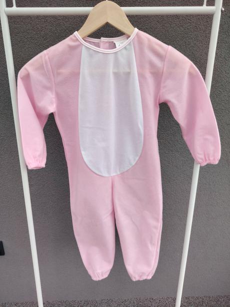 Karnevalový kostým ružový zajačik, 