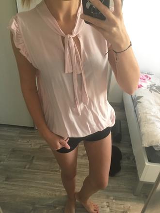 Letná blúzka s mašľou, s