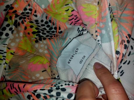 Uzasny farebny letny kompletik mikinky a krataskov, reserved,158