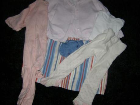 5 kusov oblečenia pre dievčatko, 68–80