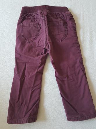 Detské zateplené nohavice, lupilu,86