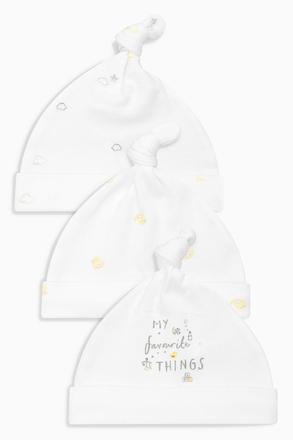 3 balenie čiapok next uk, next,<50 / 50 / 74 / 80