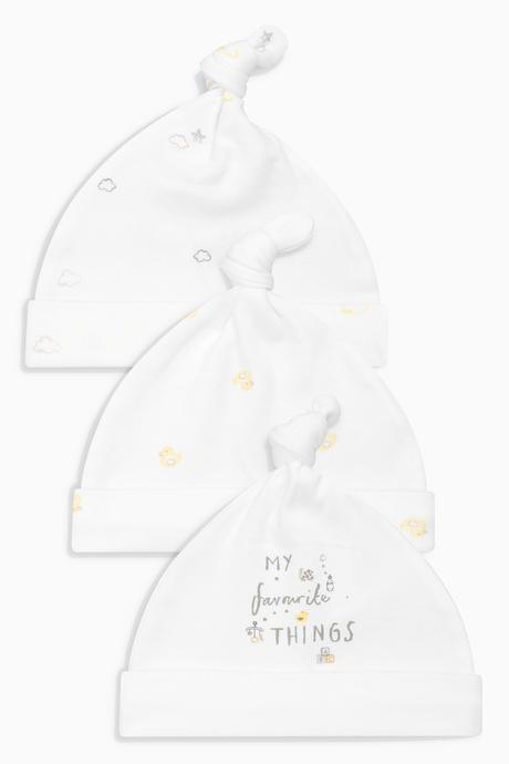 3 balenie čiapok next uk, next,<50 / 50 / 74 / 80