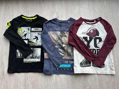 Chlapčenské bavlnené trička vel. 122/128, palomino,122