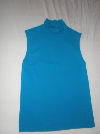 Tyrkysový roláčik - tielko, xs