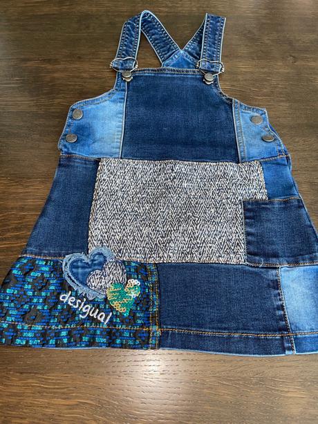 Desigual šatová sukňa riflova, desigual,98