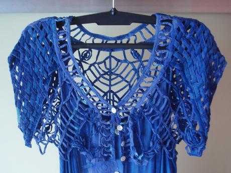 Letné šaty modré v. m, m