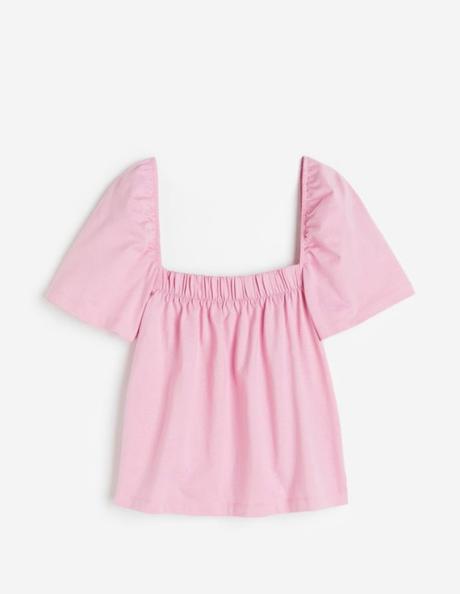 Top so štvorcovym výstrihom, h&m,m