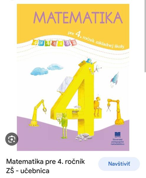 Matematika 4. ročník
