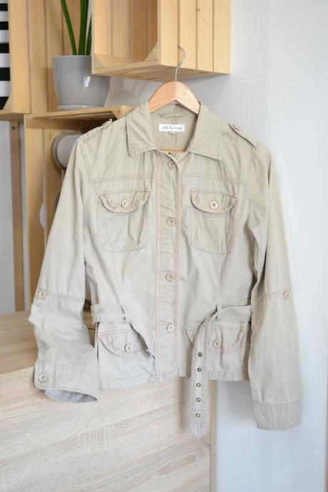 Béžová bunda l, l