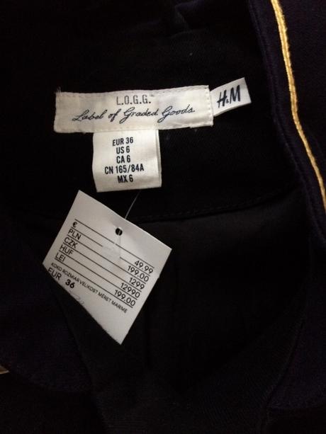 Nový kábat s visačkou, h&m,s