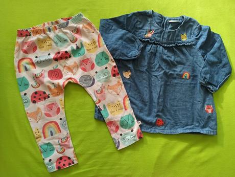 Next set košieľka a legíny, next,86