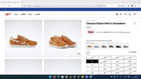 Reebok classic rapide, reebok classic nylon, reebok,42