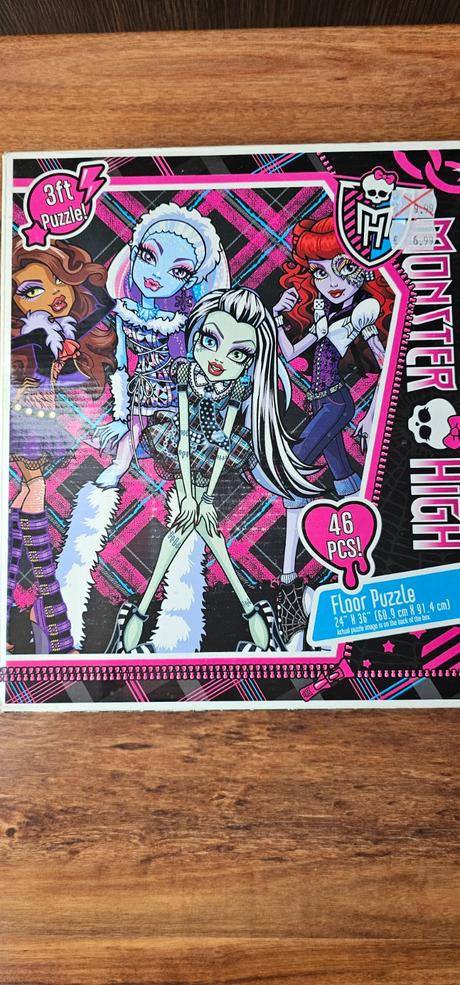 Veľké puzzle monster high, 