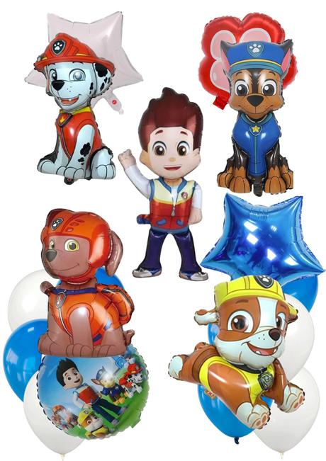 Balóny tlapky/ labková patrola- až 15/16/17/18/19/, 