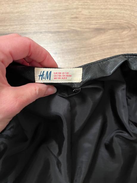 Koženná bundička, cena s poštou, h&m,128