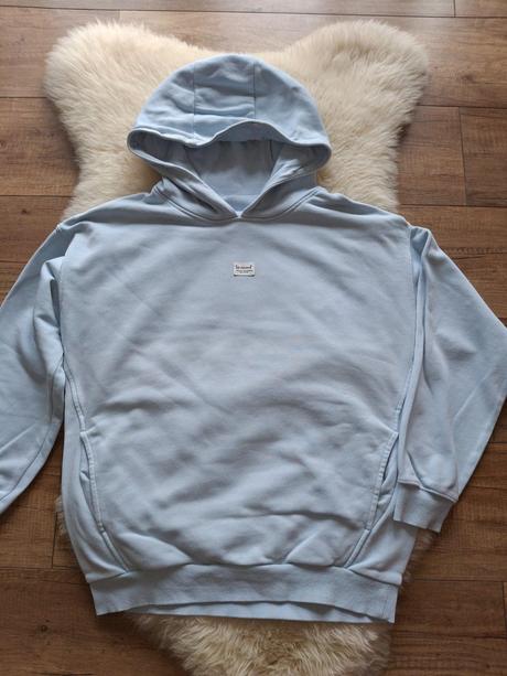 Oversize nebickovomodra mikina top stav odoorucam, reserved,164