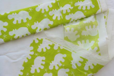 Látka detská s hrošíkmi ikea, 