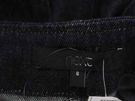 -riflová s vreckami sukňa next veľ. 34 a, next,34