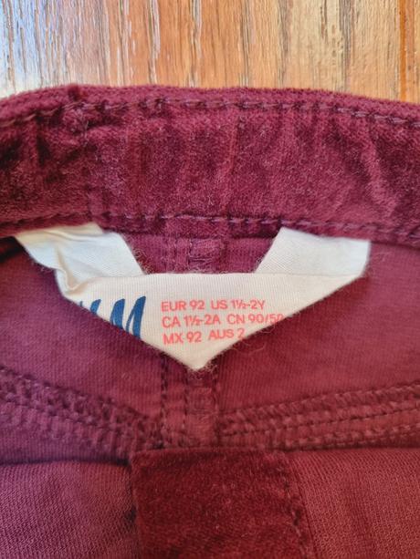 B1769 suknička, bordová, h&m,92