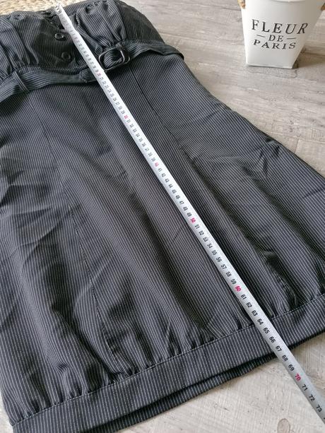 Šaty mini krátke pásikavé, s