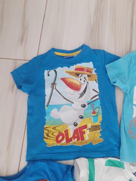 6x detské tričko s krátkym rukávom 98, 98