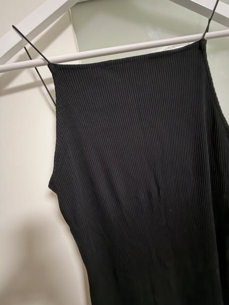Čierne slim šaty, h&m,m