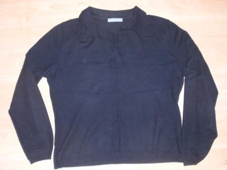 Svetrík s golierikom a rozhalenkou, marks & spencer,xl