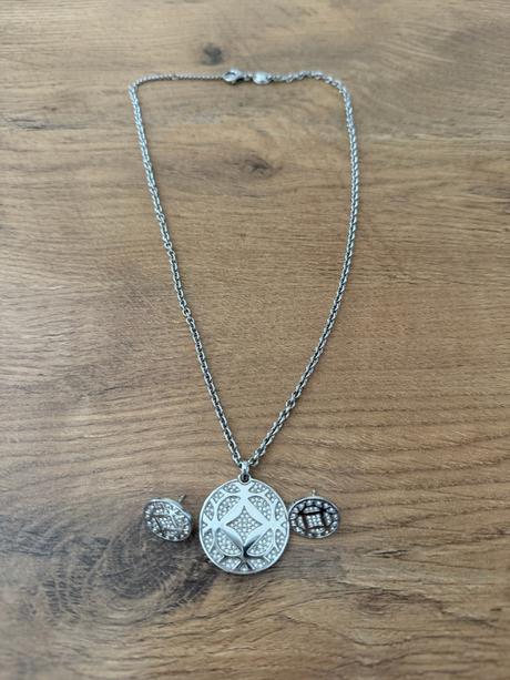 Dámsky náhrdelník a náušnice fossil, fossil