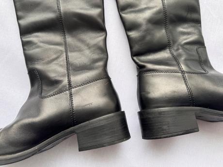 Zara - kožené čižmy, zara,41