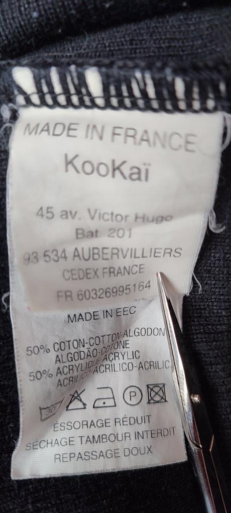 Vrúbkovaný pulóvrik, kookai,xs